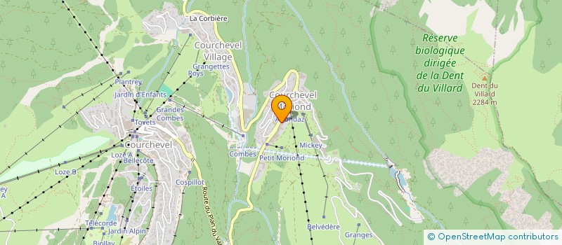 localisation de l'entreprise SAS LOLA à COURCHEVEL