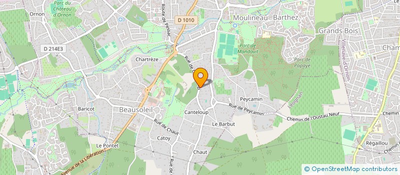 localisation de l'entreprise SAS LOPEZ CANO COIFFURE  GRADIGNAN