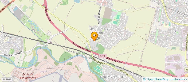localisation de l'entreprise SAS LORIN TP à SENNECEY-LES-DIJON