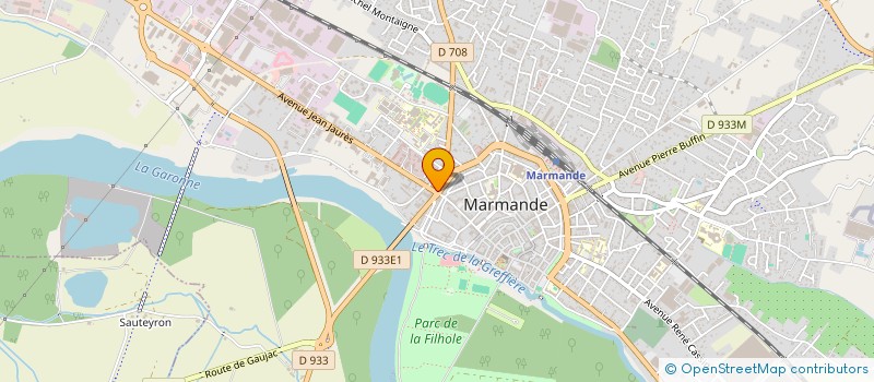 localisation de l'entreprise SAS LORIUS à MARMANDE