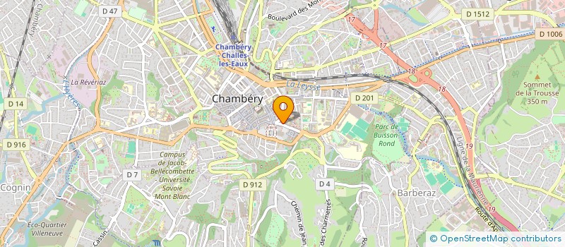 localisation de l'entreprise SAS LORRAINE KEBAB  CHAMBERY