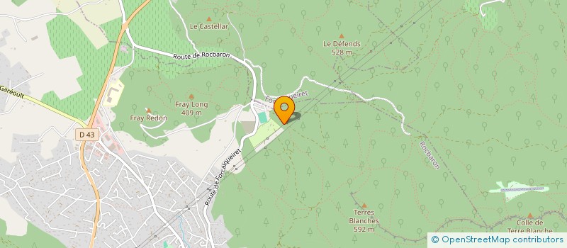 localisation de l'entreprise SAS LOU NISTOUN  ROCBARON