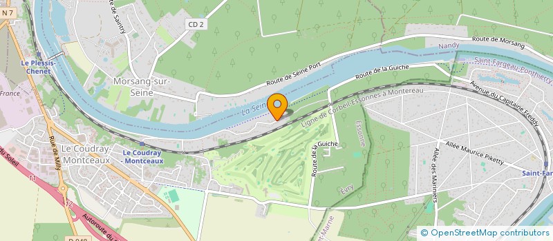 localisation de l'entreprise SAS LOUBIN DEVELOPPEMENT  ORMOY