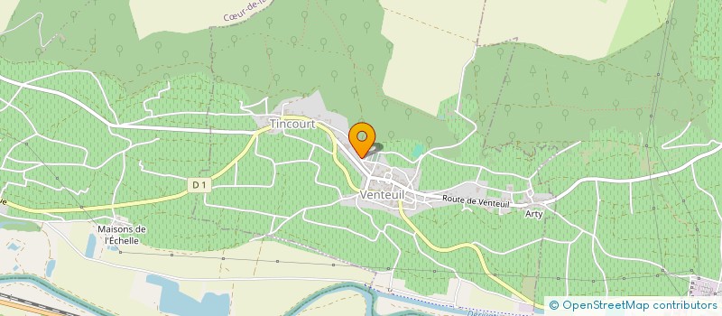 localisation de l'entreprise SAS LOUIS DEHU  VENTEUIL