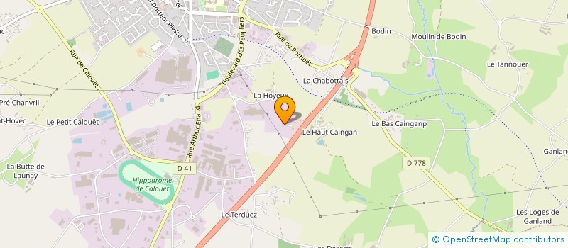 localisation de l'entreprise SAS LOUISIANE à LOUDEAC