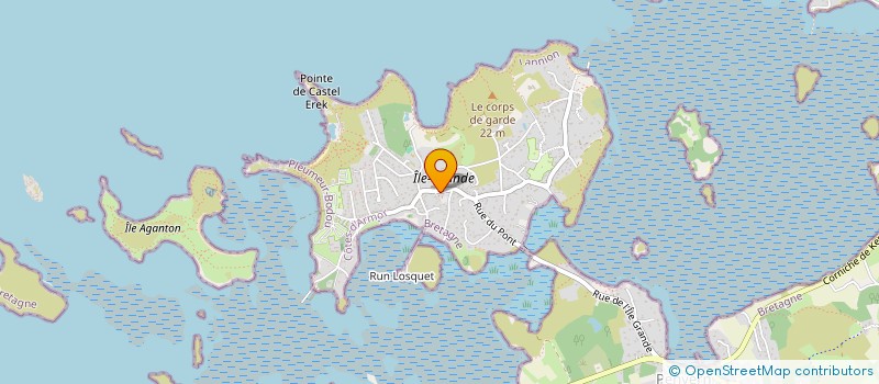 localisation de l'entreprise SAS LOUKELAMI  PLEUMEUR-BODOU