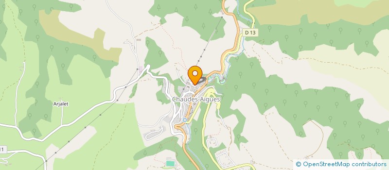localisation de l'entreprise SAS LOUKYHOTE à CHAUDES-AIGUES