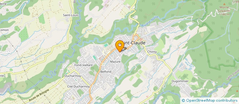 localisation de l'entreprise SAS LOUTORI à SAINT-CLAUDE