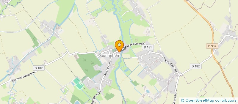 localisation de l'entreprise SAS LOUTRE  GONNEHEM