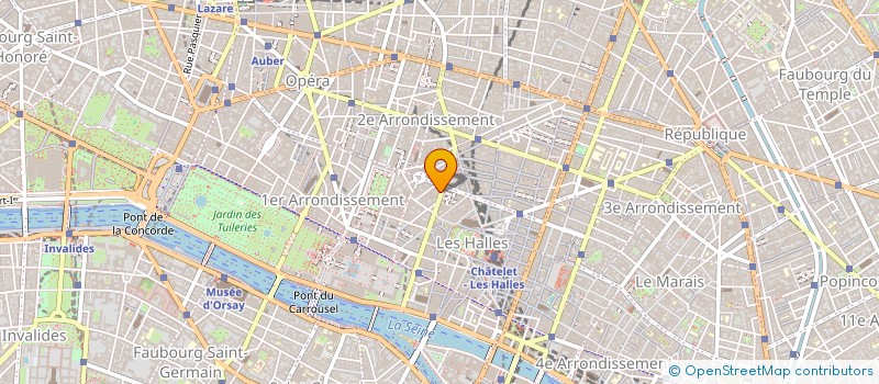 localisation de l'entreprise SAS LOUVEL  PARIS