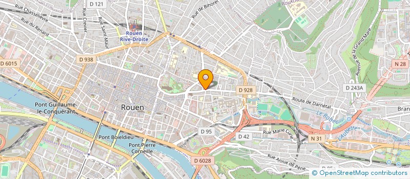 localisation de l'entreprise SAS LP à ROUEN