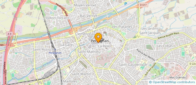 localisation de l'entreprise SAS LP PLAISANCE  PERPIGNAN