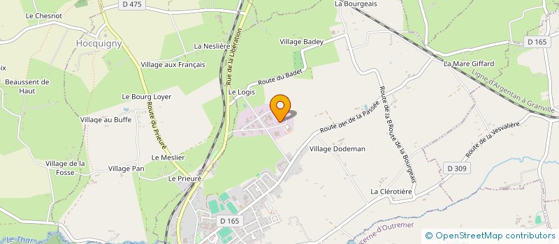 localisation de l'entreprise SAS LR GUITON  LA HAYE-PESNEL