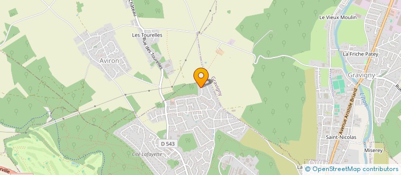localisation de l'entreprise SAS LRIZ à EVREUX