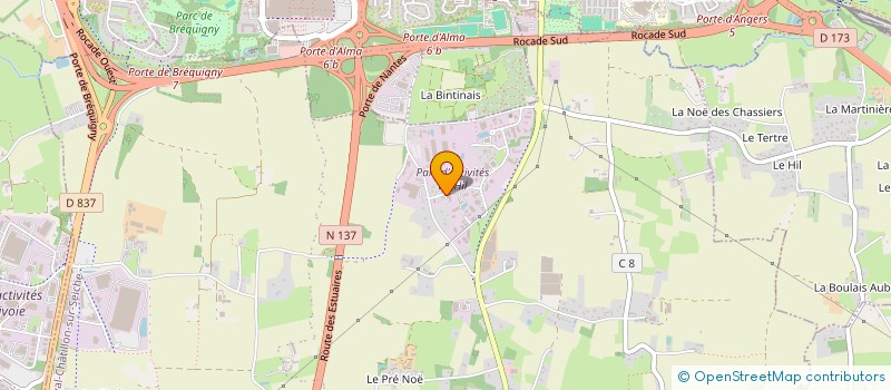 localisation de l'entreprise SAS LT20  NOYAL-CHATILLON-SUR-SEICHE