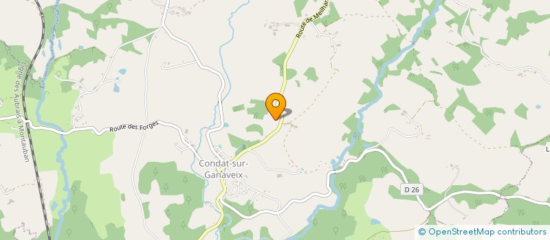 localisation de l'entreprise SAS LUC ' ELEC  CONDAT-SUR-GANAVEIX