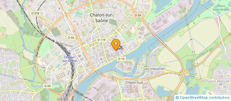 localisation de l'entreprise SAS LUCE à CHALON-SUR-SAONE