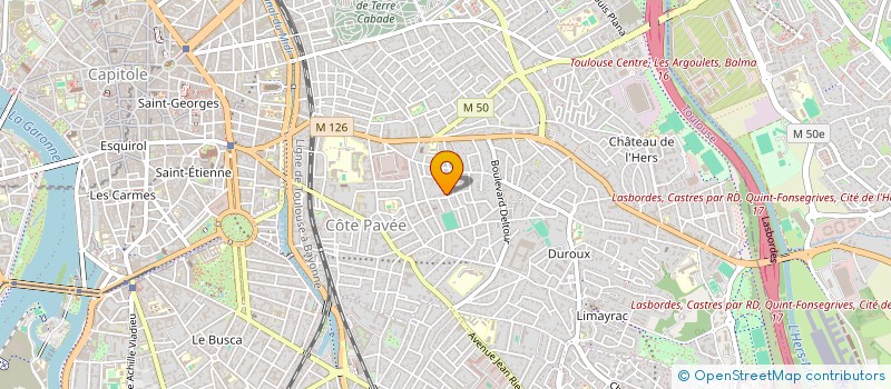 localisation de l'entreprise SAS LUCIENNE ET NICOLE à TOULOUSE