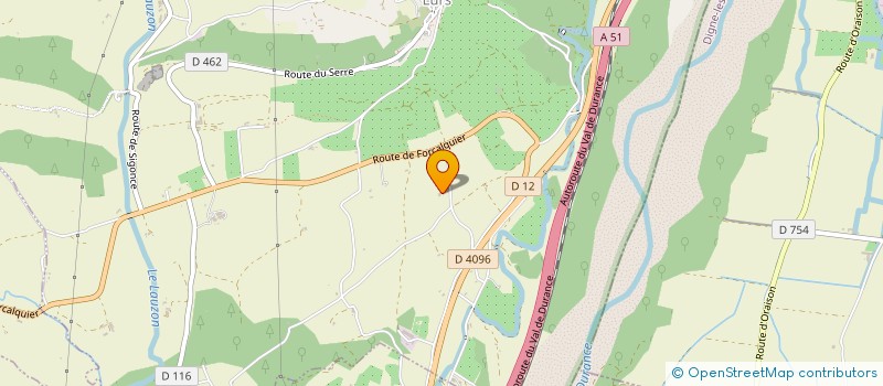 localisation de l'entreprise SAS LUCRECE  LURS