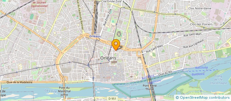 localisation de l'entreprise SAS LUET ENERGIE à ORLEANS