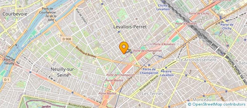 localisation de l'entreprise SAS LUIGI à LEVALLOIS-PERRET
