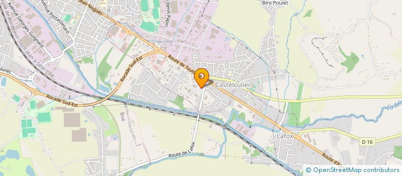 localisation de l'entreprise SAS LUMA  CASTELCULIER