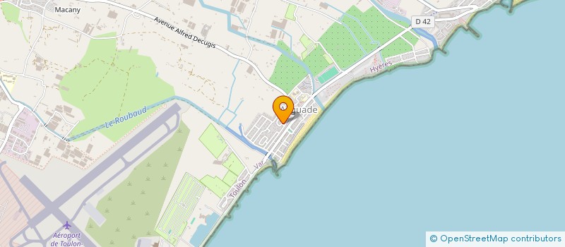 localisation de l'entreprise SAS LUNASOLE EVASION  HYERES