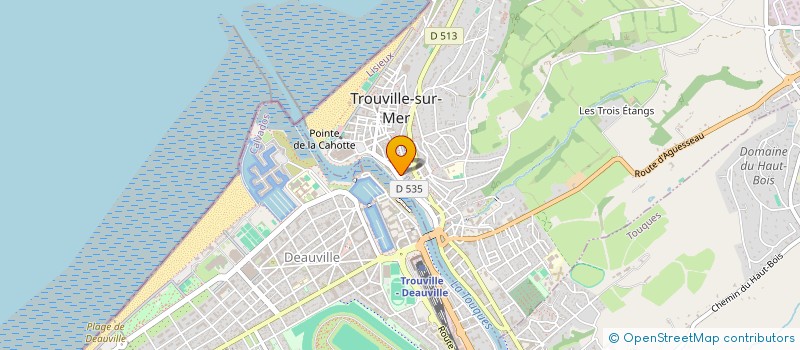 localisation de l'entreprise SAS LVI 14 à TROUVILLE-SUR-MER