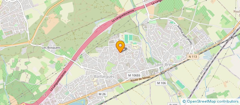 localisation de l'entreprise SAS LVI LAURE VIAROUGE IMMOBILIER à BAILLARGUES