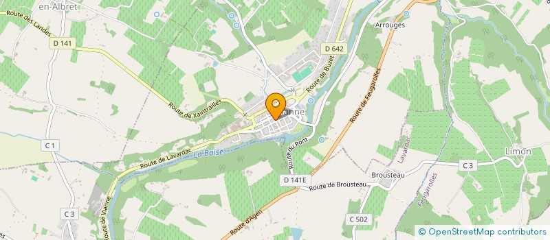 localisation de l'entreprise SAS LXSKE  VIANNE