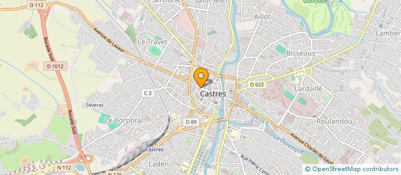 localisation de l'entreprise SAS LYGLI  CASTRES