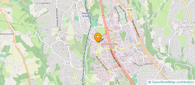 localisation de l'entreprise SAS LYON CHALLENGE  DARDILLY