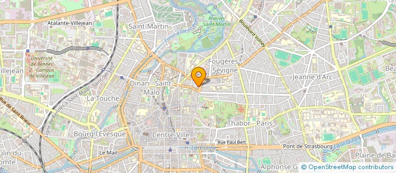localisation de l'entreprise SAS LYT à RENNES