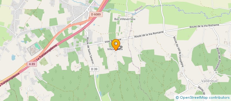 localisation de l'entreprise SAS M.B.E  NEUVIC