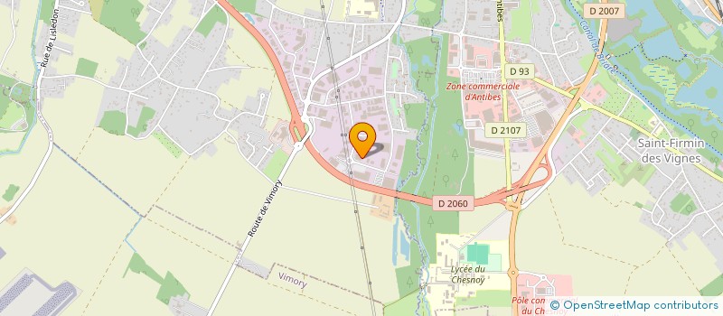 localisation de l'entreprise SAS M.E.A. à VILLEMANDEUR