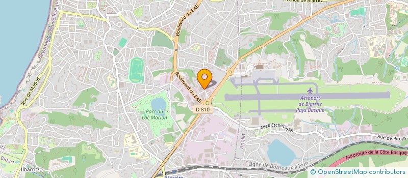 localisation de l'entreprise SAS M&K SANTE BIARRITZ  BIARRITZ