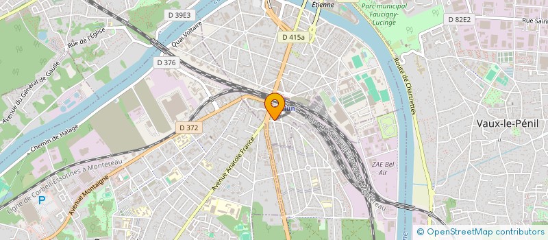 localisation de l'entreprise SAS M2A  MELUN