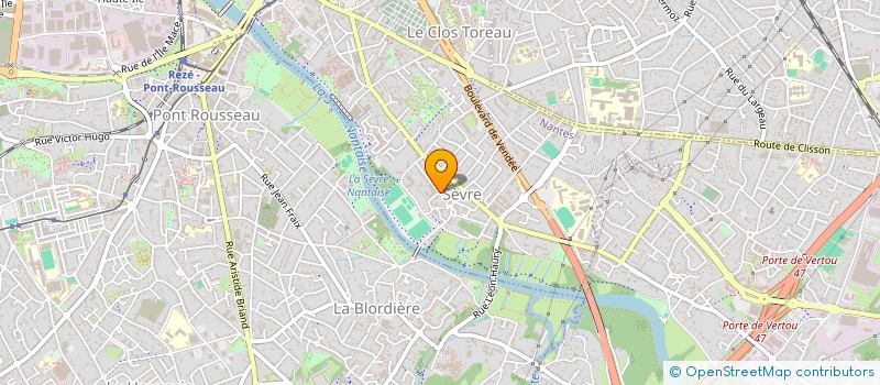 localisation de l'entreprise SAS M2CV à NANTES