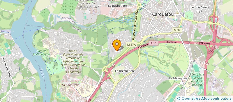 localisation de l'entreprise SAS M3L  CARQUEFOU