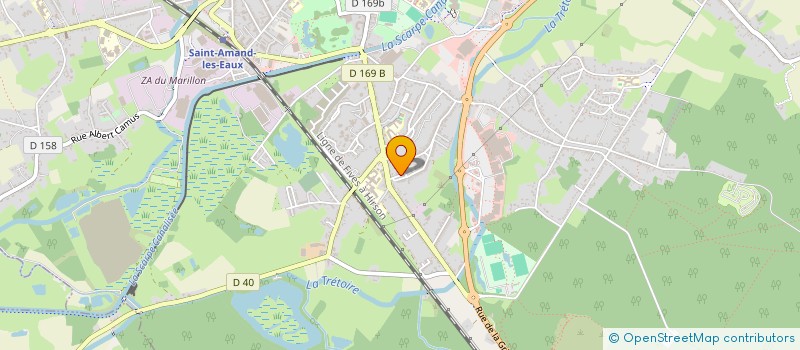 localisation de l'entreprise SAS MA MERCERIE CREATIVE  SAINT-AMAND-LES-EAUX