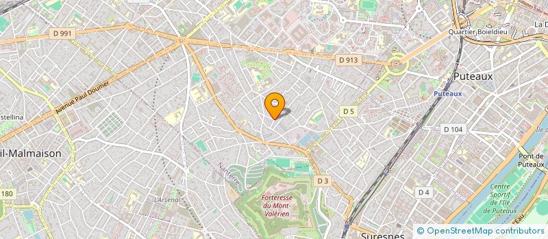 localisation de l'entreprise SAS MACH  NANTERRE