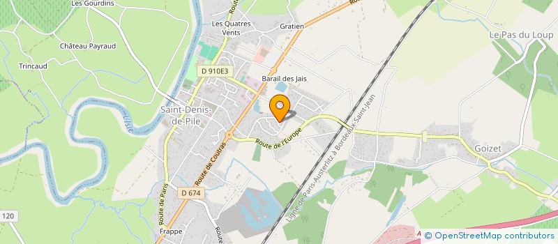 localisation de l'entreprise SAS MADAULY  LARUSCADE