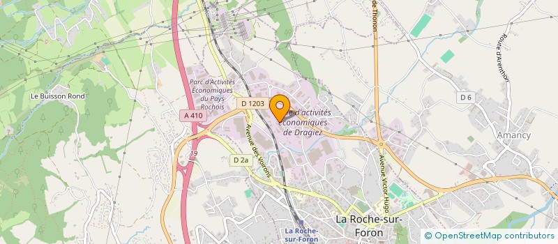 localisation de l'entreprise SAS MADE IN DIAMOND à LA ROCHE-SUR-FORON