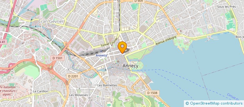 localisation de l'entreprise SAS MAEVAL à ANNECY