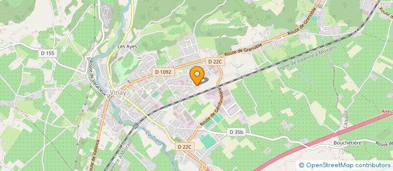 localisation de l'entreprise SAS MAGICKITCHEN  VINAY