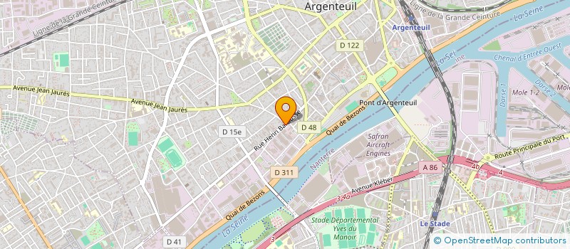 localisation de l'entreprise SAS MAGNOTI  ARGENTEUIL