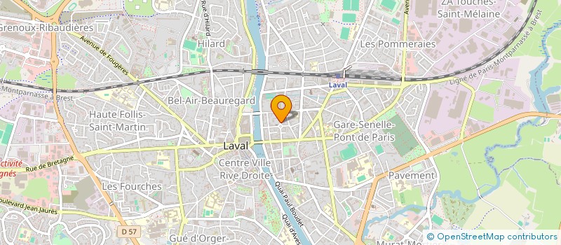 localisation de l'entreprise SAS MAHESPA à LAVAL