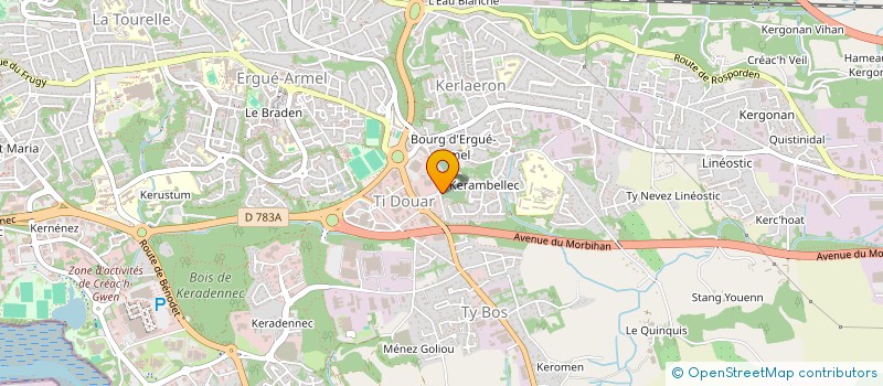 localisation de l'entreprise SAS MAHUAS TRANSACTION à QUIMPER