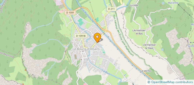 localisation de l'entreprise SAS MAIA à LES DEUX ALPES