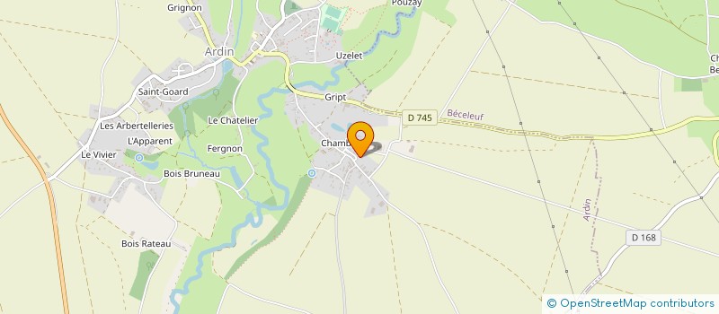 localisation de l'entreprise SAS MAINARD  ARDIN